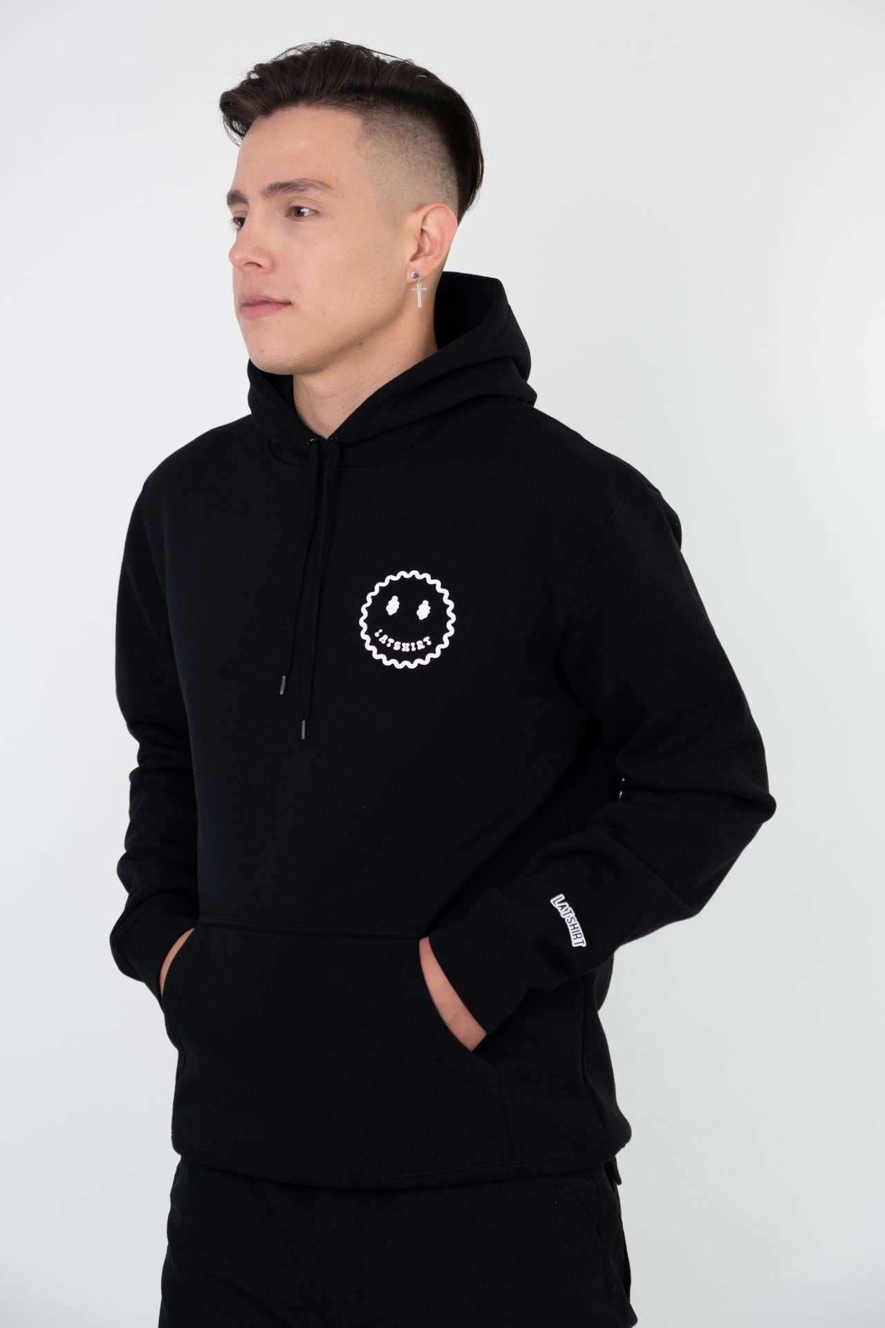 Happy Face Hoodie (front Only)